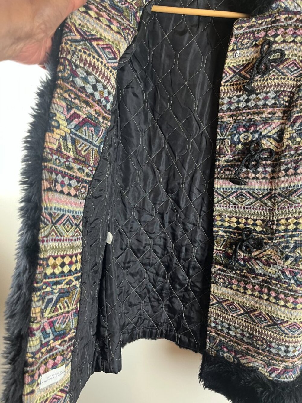 Vintage Tapestry Brocade Coat S/M - Picture 5 of 7